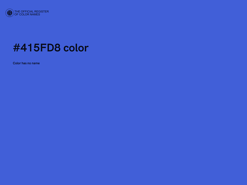 #415FD8 color image