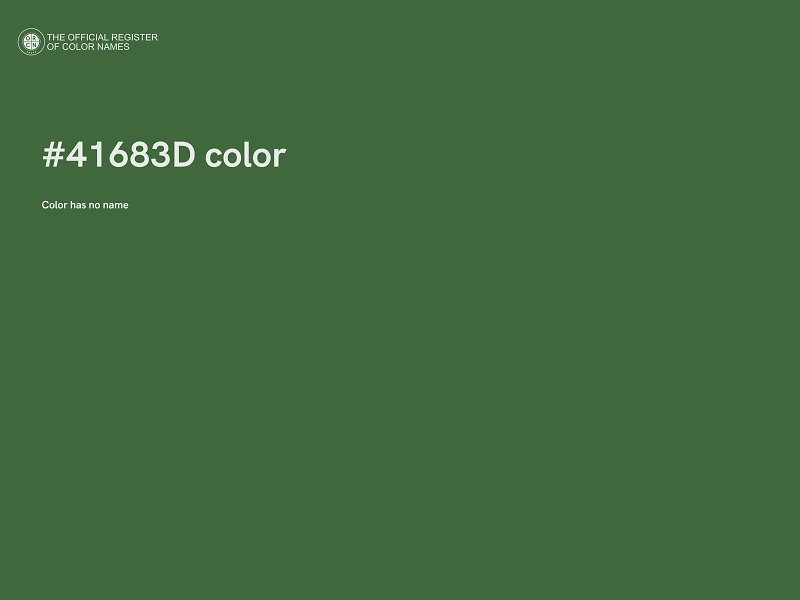 #41683D color image