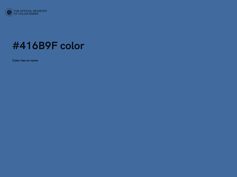 #416B9F color image