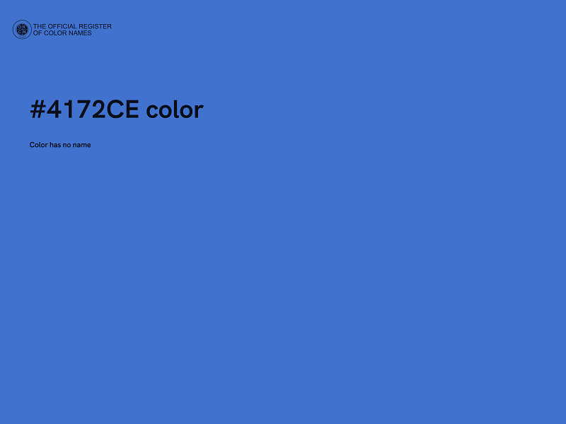 #4172CE color image