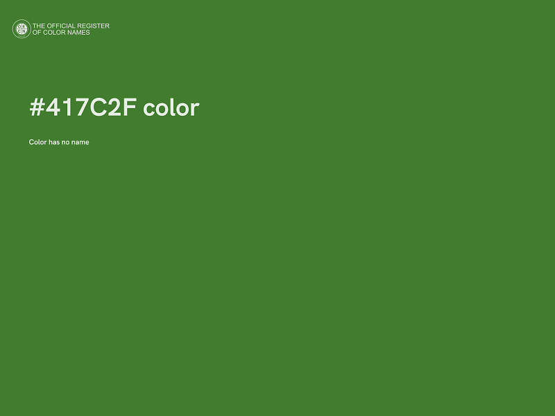 #417C2F color image