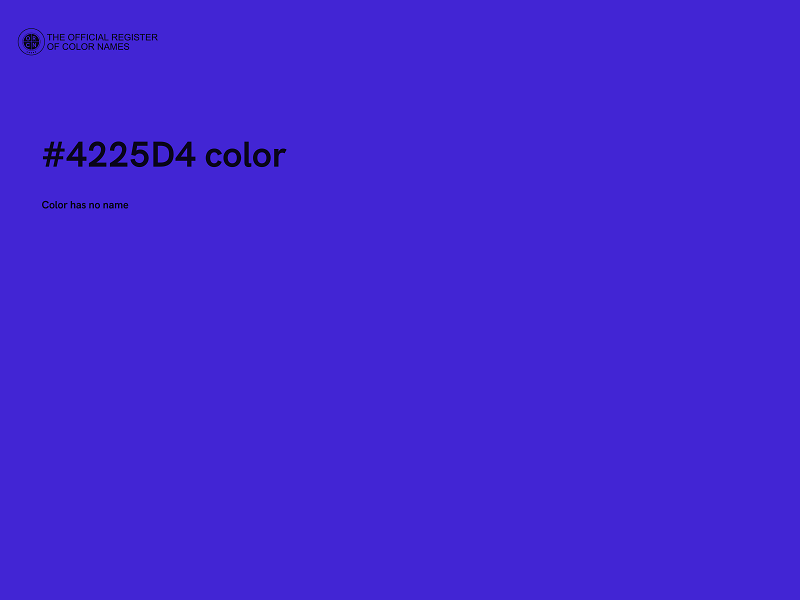 #4225D4 color image