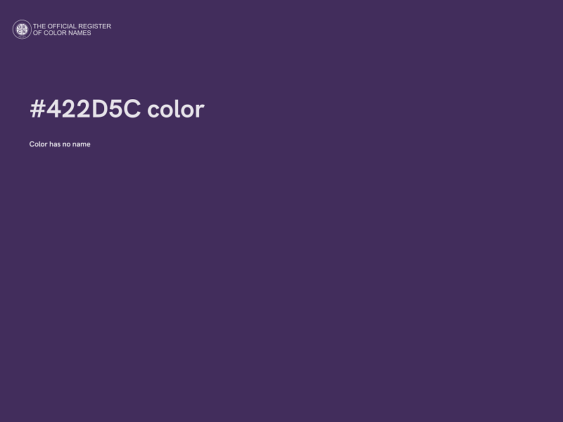 #422D5C color image