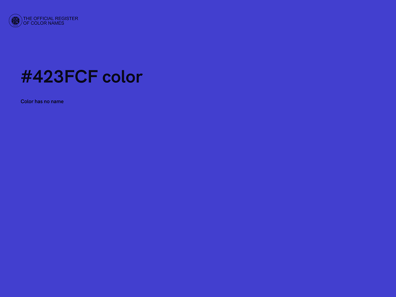 #423FCF color image