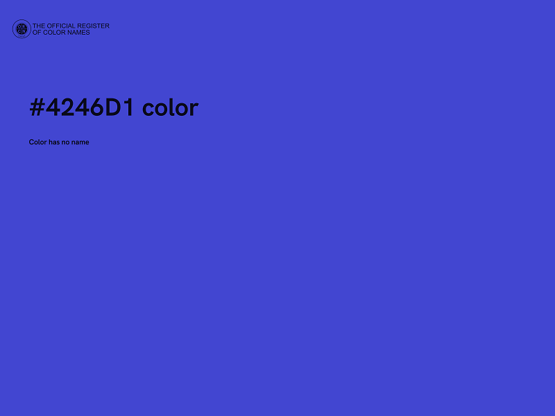 #4246D1 color image