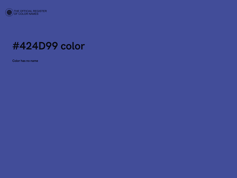 #424D99 color image