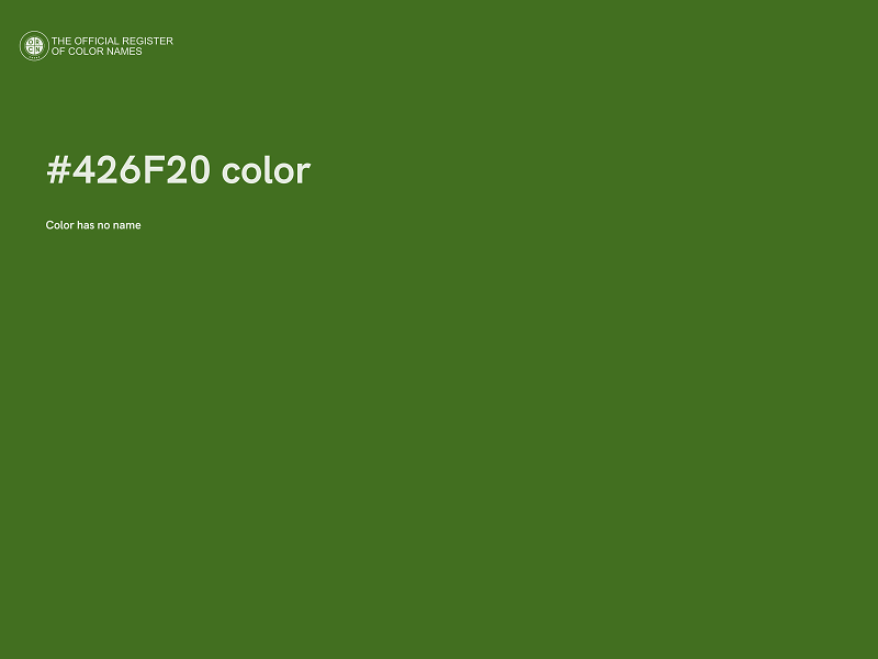 #426F20 color image