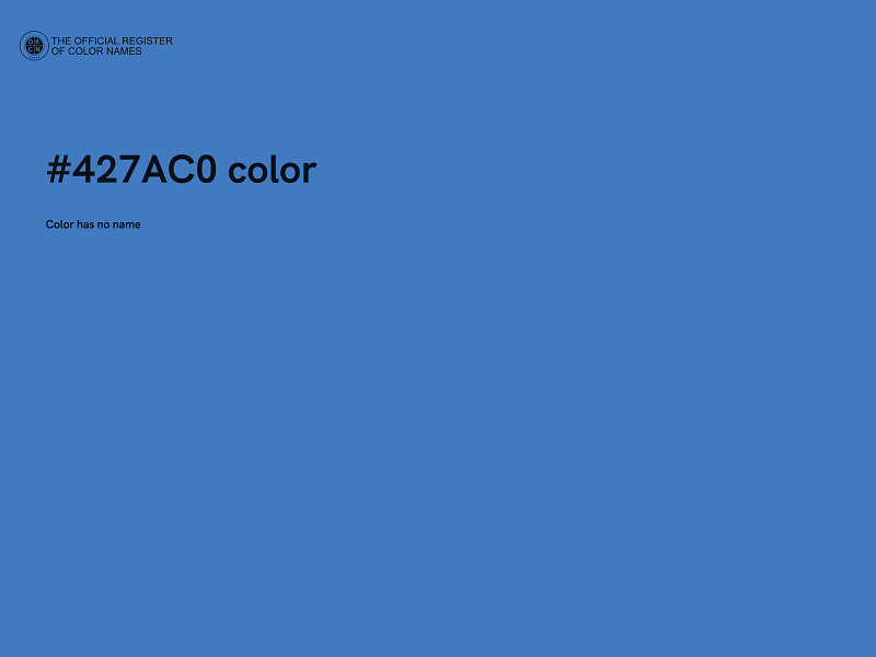 #427AC0 color image