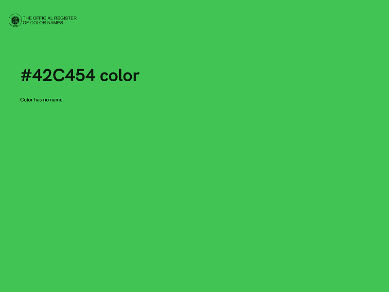 #42C454 color image