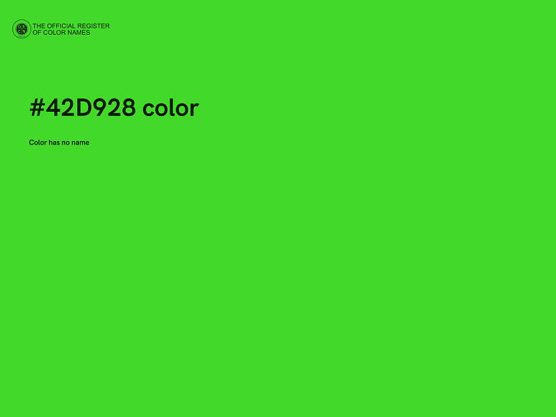 #42D928 color image