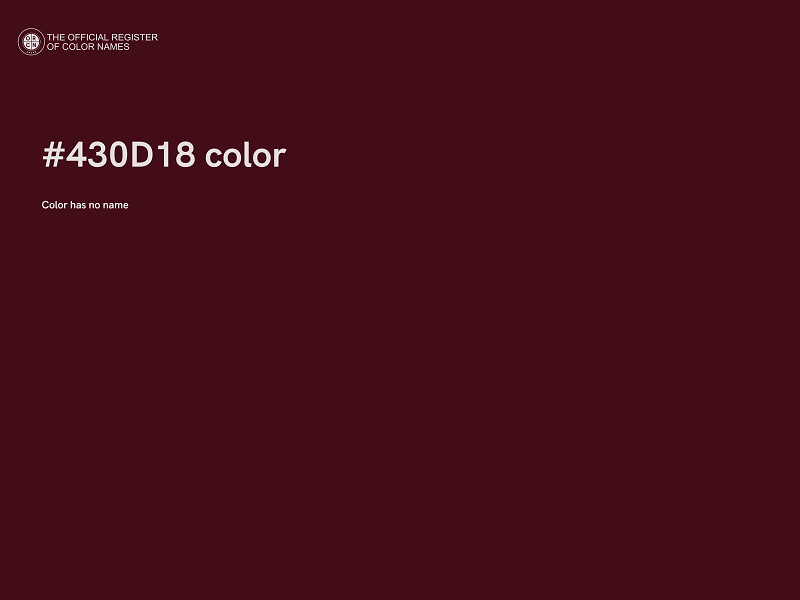 #430D18 color image