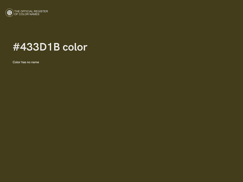 #433D1B color image