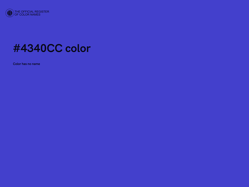 #4340CC color image