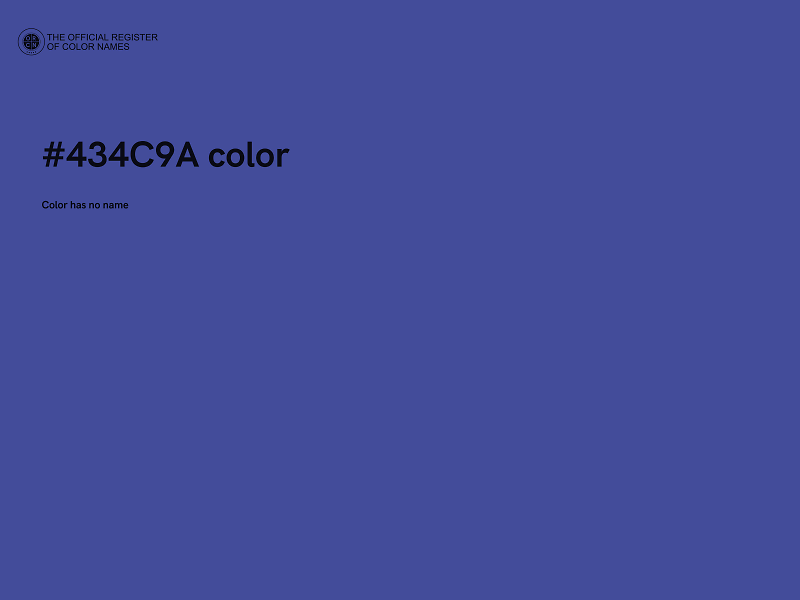 #434C9A color image