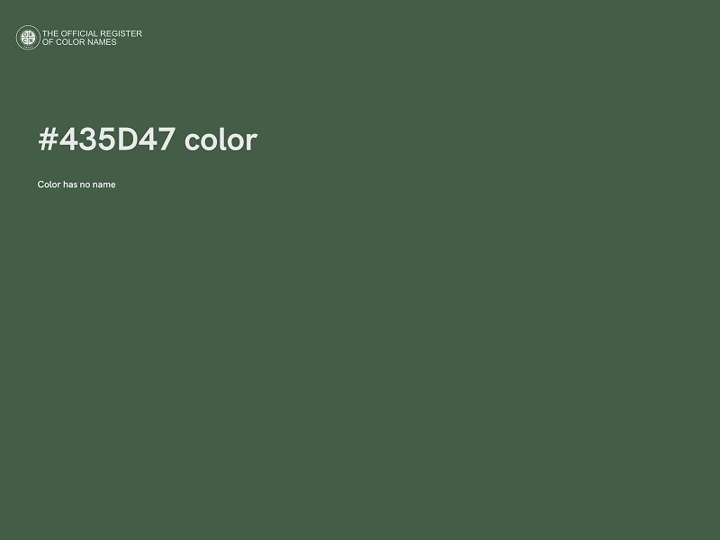 #435D47 color image