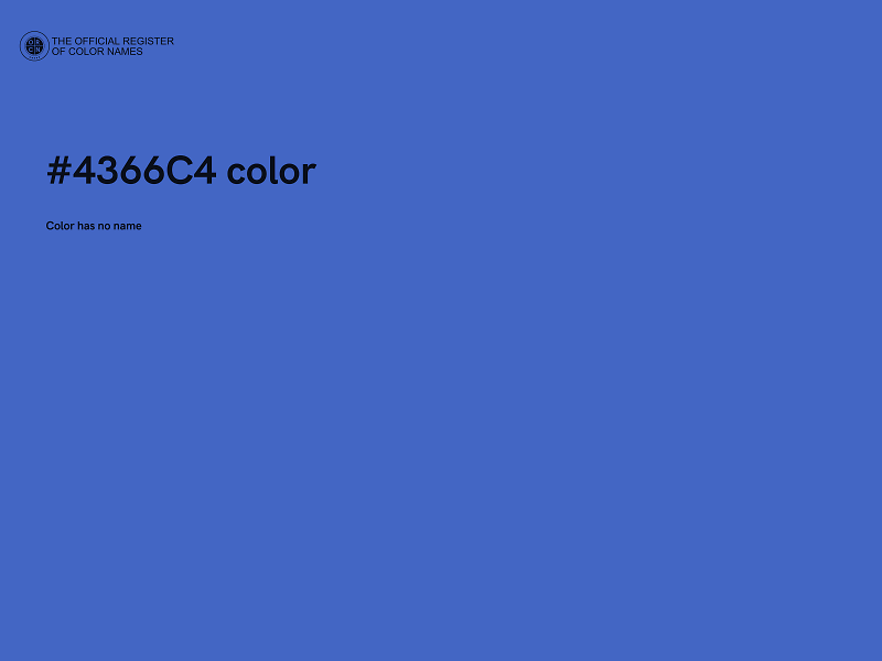 #4366C4 color image