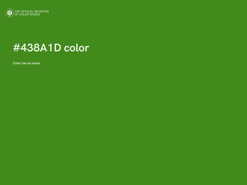 #438A1D color image