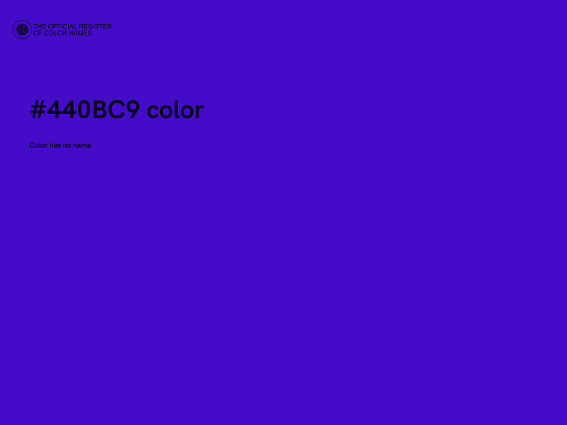 #440BC9 color image