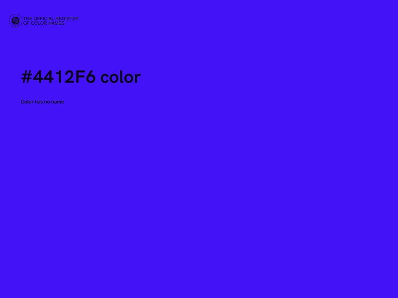 #4412F6 color image