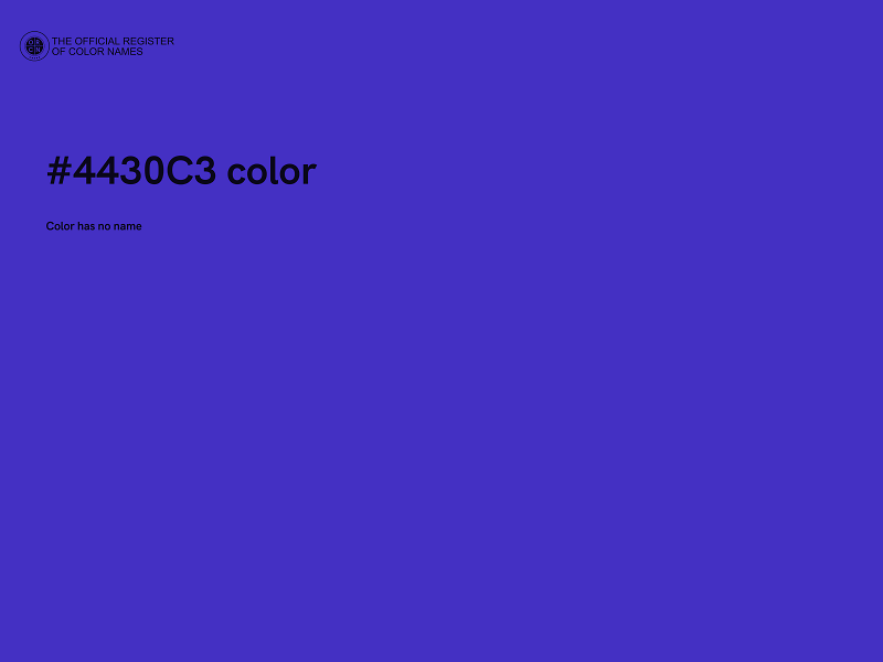 #4430C3 color image