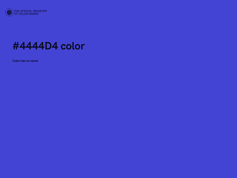 #4444D4 color image