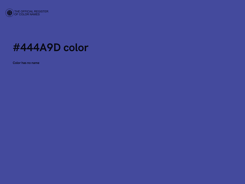 #444A9D color image