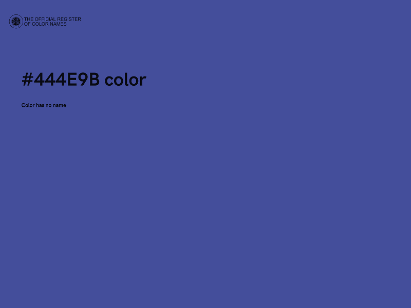 #444E9B color image