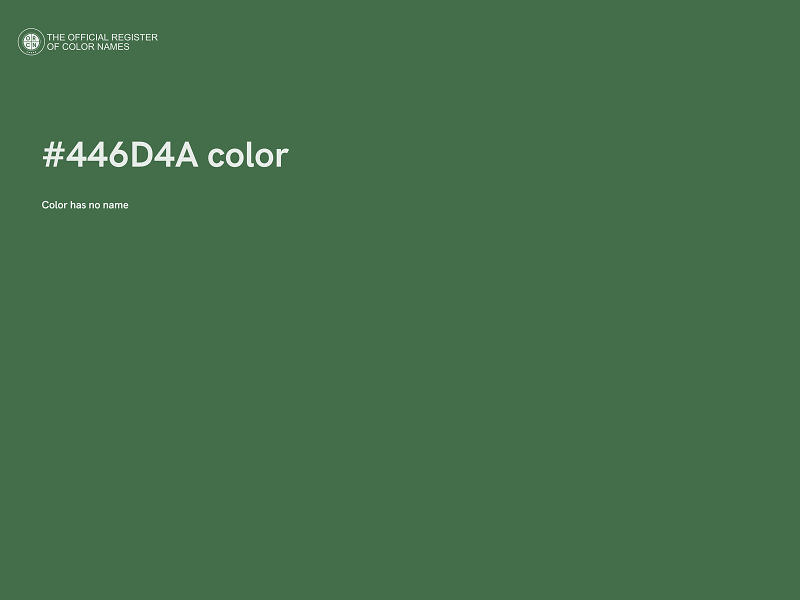 #446D4A color image