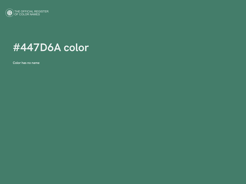 #447D6A color image