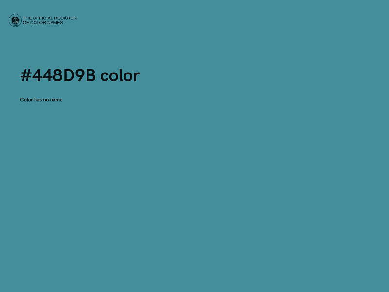 #448D9B color image