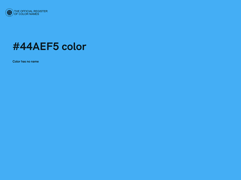 #44AEF5 color image