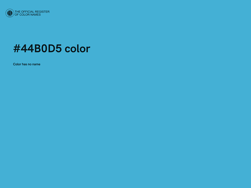 #44B0D5 color image