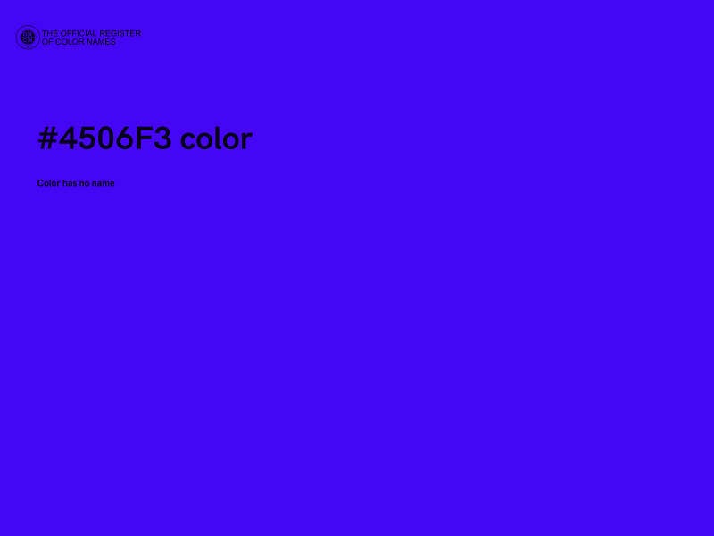 #4506F3 color image