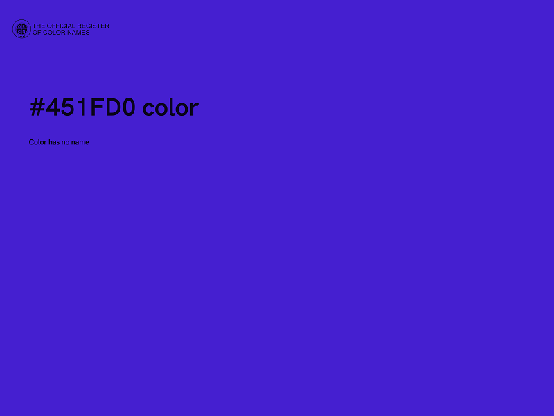 #451FD0 color image