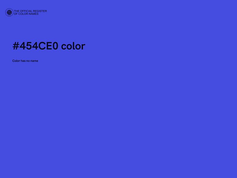 #454CE0 color image