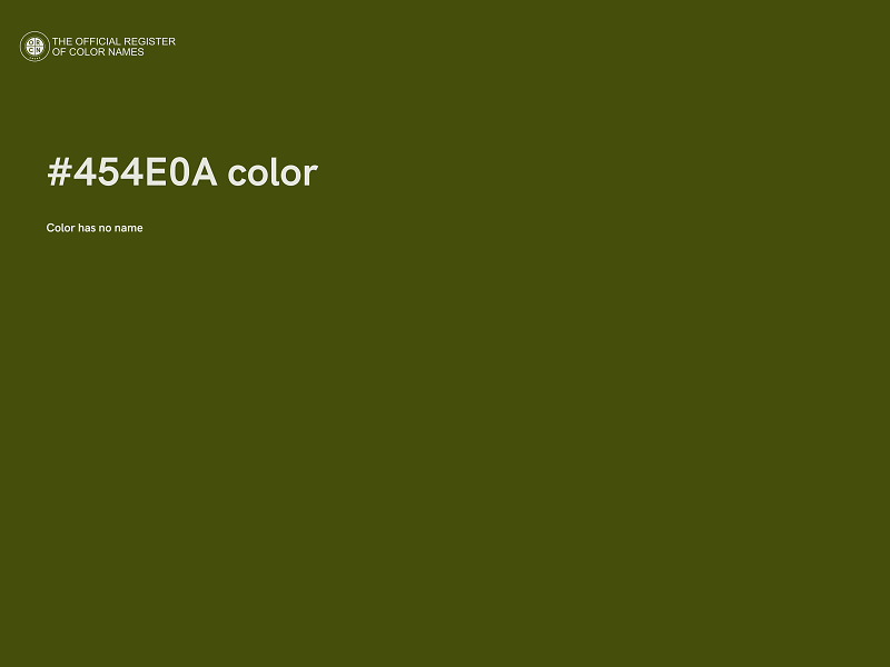 #454E0A color image