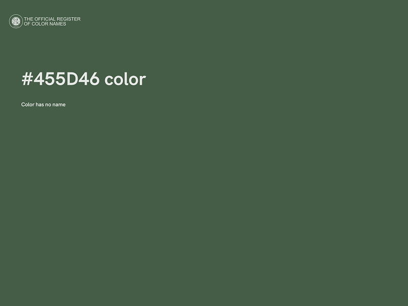 #455D46 color image