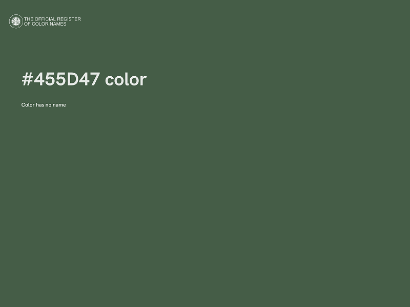 #455D47 color image