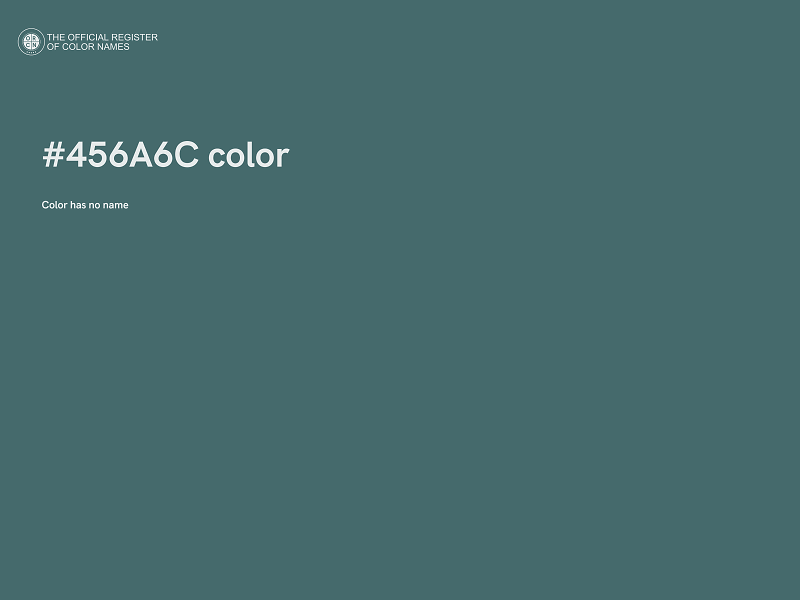 #456A6C color image