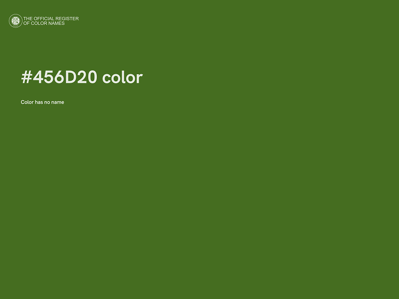 #456D20 color image