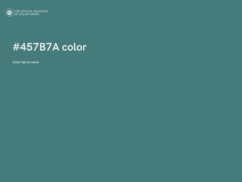 #457B7A color image