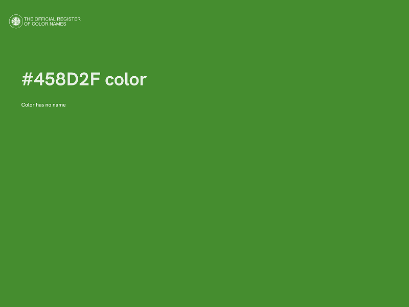 #458D2F color image