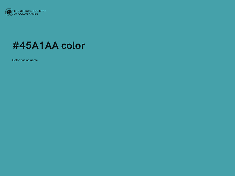 #45A1AA color image