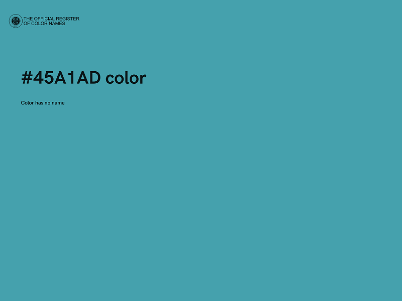 #45A1AD color image