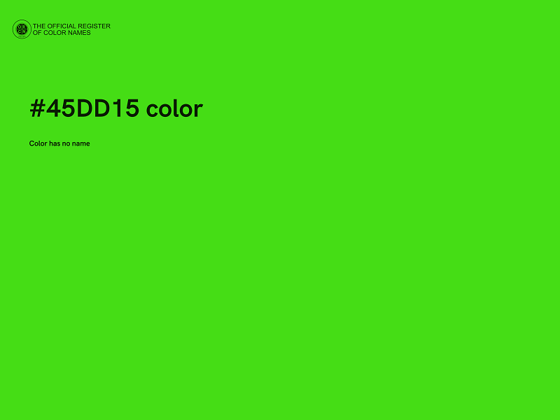 #45DD15 color image