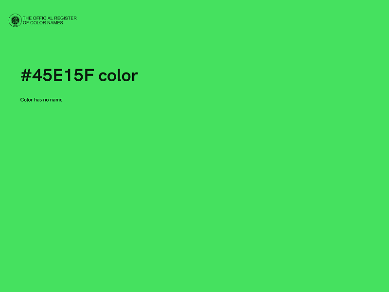 #45E15F color image