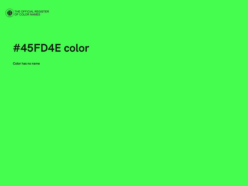 #45FD4E color image