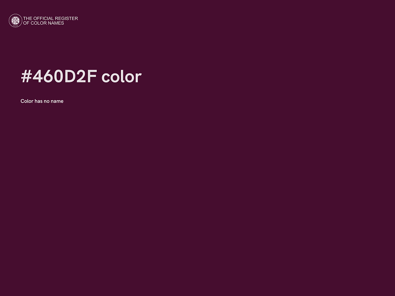 #460D2F color image