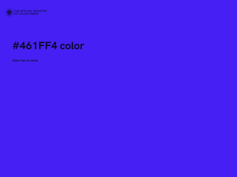 #461FF4 color image