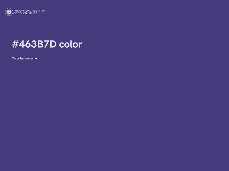 #463B7D color image